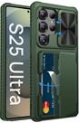 Capa tipo carteira Vihibii para Samsung Galaxy S25 Ultra Verde