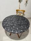 Capa, toalha de mesa TÉRMICA e IMPERMEÁVEL, redonda com elástico.