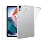 Capa TPU Flexível + Película de Vidro 9H Compatível com Redmi Pad 10.6 2022 Capa TPU Flexível + Película de Vidro 9H Compatível com Redmi Pad 10.6 2022