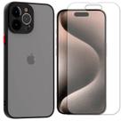 Capa Translucida Para iPhone 16 Pro Max + Pelicula Hidrogel