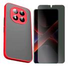 Capa Translucida Para Xiaomi Poco X7 + Pelicula Privacidade
