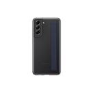 Capa Transparente com Alça para Samsung Galaxy S21 FE - Grafite