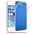 Capa Transparente Fina De Silicone TPU Para Apple iPod Touch 5 6 7 - Capa Protetora Transparente