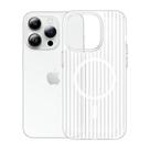 Capa Transparente Ondulado Rígida para iPhone 15 Pro Max