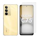 Capa Transparente + Peli. Hidrogel Compatível Com Realme C75 Capa Transparente + Peli. Hidrogel Compatível Com Realme C75
