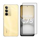 Capa Transparente + Película Vidro Compatível Com Realme C75