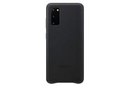 Capa Traseira em Couro para Samsung Galaxy S20 - Preta