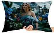 Capa Travesseiro fronha com ziper 50x70 Alice vestido azul Capa Travesseiro fronha com ziper 50x70 Alice vestido azul
