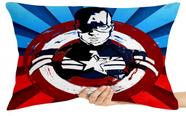 Capa Travesseiro fronha com ziper 50x70 Capitão América escudo