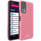 Capa TUDIA Jitterbug Smart 4 T608G, resistente à prova de choque, rosa