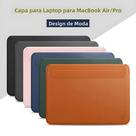 Capa Ultra Fina De Couro WiWU Para Laptop MacBook Air 13 M2 A2681 E MacBook pro 16 14 À Prova d'Água Capa Ultra Fina De Couro WiWU Para Laptop MacBook Air 13 M2 A2681 E MacBook pro 16 14 À Prova d'Água