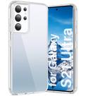 Capa Vakoo para Samsung Galaxy S21 Ultra 5G Transparente Anti-Amarelamento, Traseira Rígida, Proteção Militar contra Quedas, Compatível com Carregamento Sem Fio