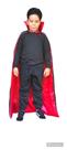 Capa vampiro Drácula infantil fantasia halloween
