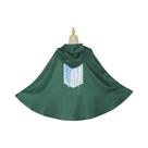 Capa Verde De Ataque Dos Titãs Shingeki No Kyojin Para Cosplay Do Corpo De Exploração Para Homens E Capa Verde De Ataque Dos Titãs Shingeki No Kyojin Para Cosplay Do Corpo De Exploração Para Homens E