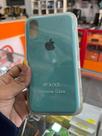 capa verde de silicone do iphone x-xs