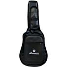 Capa Violão Folk Premium Extra Luxo Couro Preto Allmusic
