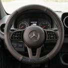 Capa Volante Novat Capas Sprinter 42cm Sintética Prata Van Utilitário Mercedes Protetor Antiderrapante Conforto Premium