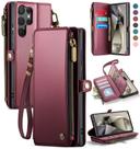 Capa Wallet Defencase para Samsung Galaxy S23 Ultra - Cor Vinho