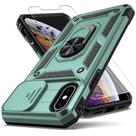 Capa YZOK para iPhone X XS com capa de câmera deslizante e suporte