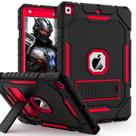 Capa ZoneFoker para iPad 10.2" (9ª, 8ª e 7ª Geração) com Suporte - Preto e Vermelho