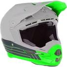 Capacete 6d atr-1 cinza/verde