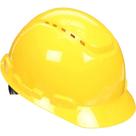 Capacete aba Frontal Ventilado, Amarelo, com Catraca, H-702, Hb004726855, 3M Amarelo OstenVonder