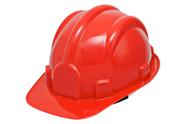Capacete Aba Frontal Vermelho Com Carneira Beryl Deltaplus