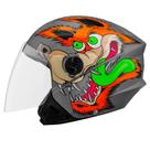 Capacete Aberto Coyote Lobo New Liberty Three 3 Personalizado Pro Tork Lançamento