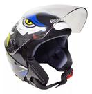 Capacete Aberto Ebf Spark Jet Dragon Azul Tam 58