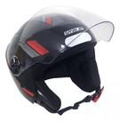 Capacete Aberto Ebf Spark Jet Sting Preto Vermelho 60 Capacete Aberto Ebf Spark Jet Sting Preto Vermelho 60