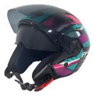 Capacete Aberto FW3 X Open UP Fox Com óculos escuro Interno