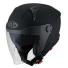 Capacete Aberto KYT D-City Plain Preto Fosco Moto