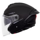 Capacete Aberto Masculino MT Cosmo SV Preto Moto Oculos