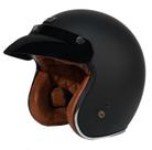 Capacete Aberto Moto Origine Primo Custom Preto Fosco