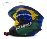 Capacete Aberto Patriota New Three Elite Pro Tork Brasil