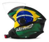 Capacete Aberto Patriota New Three Elite Pro Tork Brasil