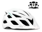 Capacete absolute mia M Branco/verde C/led