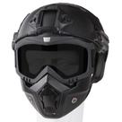 Capacete Airsoft VPzenar Full Face com Máscara e Suporte NVG