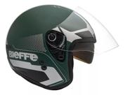 Capacete Allegro Bieffe Extent Verde Militar Fosco Prata