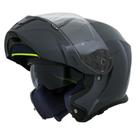 Capacete Articulado Axxis Gecko SV Robocop Cinza Brilho Moto