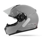Capacete Articulado Gp Tech A118 Sv Mono Cinza