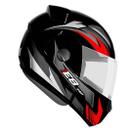 Capacete Articulado Masculino Ebf E8 Fast Vermelho Brilhante (Robocop)