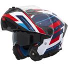 Capacete Articulado MT Atom 2 Robocop Escamoteavel Alkaline