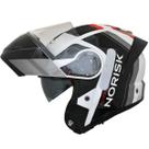 Capacete Articulado Norisk Force 2 Kore Prata Robocop Oculos Capacete Articulado Norisk Force 2 Kore Prata Robocop Oculos