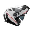 Capacete Articulado Robocop Moto Peels Tr1 Control Branco