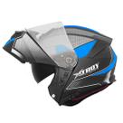 Capacete Articulado Xtroy RMC Preto e Azul Fosco