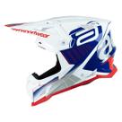 Capacete asw r1 mips prisma branco/marinho/cinza tamanho:56