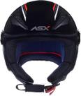 Capacete ASX City Air Solid Brilho Preto tamanho 56/S