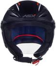 Capacete ASX City Air Solid Preto Fosco 56/S