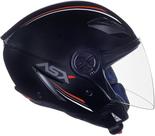 Capacete ASX City Air Solid Preto Fosco 56/S
